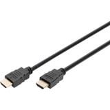 Digitus HDMI Premium High Speed Anschlusskabel, mit Ethernet, UHD 4K schwarz, 2 Meter