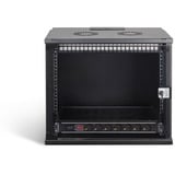 Digitus Netzwerk-Set SOHO Pro 19" 540x400 mm (BxT), IT-Schrank schwarz, 9 Höheneinheiten