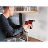 EINHELL Schlagbohrmaschinen-Set TC-ID 1000 E Kit rot/schwarz, 1.010 Watt, Werkzeugtasche, 16-teiliges Bohrer-Set