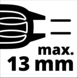 Einhell Schlagbohrmaschinen-Set TC-ID 1000 E Kit rot/schwarz, 1.010 Watt, Werkzeugtasche, 16-teiliges Bohrer-Set