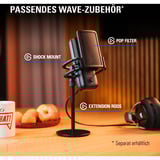 Elgato Wave 3, Mikrofon schwarz