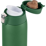 Emsa TRAVEL MUG light Thermobecher dunkelgrün, 0,4 Liter, Flip-Deckel