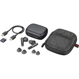 HP Poly Voyager Free 60 UC Earbuds, Headset schwarz, +BT700 USBC Adapter +Basic-Ladeetui