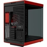 HYTE Y70 , Tower-Gehäuse rot, Tempered Glass