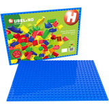 Hubelino 560er Grundplatte, Konstruktionsspielzeug blau