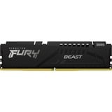 Kingston FURY DIMM 8 GB DDR5-5600  , Arbeitsspeicher schwarz, KF556C36BBE-8, FURY Beast, AMD EXPO