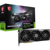 MSI GeForce RTX 4070 SUPER 12G GAMING X SLIM, Grafikkarte DLSS 3, 3x DisplayPort, 1x HDMI 2.1