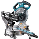 Makita Akku-Kapp-und Gehrungssäge LS002GZ01 XGT, 40Volt + Funk Adapter blau, Bluetooth, ohne Akku und Ladegerät