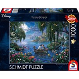 Schmidt Spiele Thomas Kinkade Studios: The Little Mermaid and Prince Eric, Puzzle Disney Dreams Collections