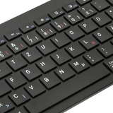 Targus Anti Microbial Bluetooth Keyboard, Tastatur schwarz, DE-Layout