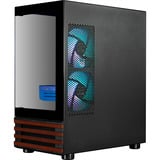 Thermaltake FTW V170 Ultra Arc B580, Gaming-PC schiefer/holz, Windows 11 Pro