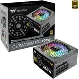 Thermaltake Germanium Pro RGB 850W, PC-Netzteil schwarz, 1x 12-Pin High Power GPU, 4x PCIe, Kabelmanagement, 850 Watt