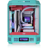 Thermaltake The Tower 600 Mint Strawberry, Tower-Gehäuse mint/rot, Tempered Glass x 3