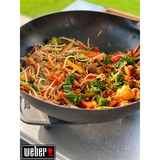 Weber Gourmet BBQ System Wok-Set 8856 mit Dünsteinsatz anthrazit