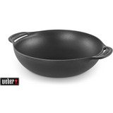 Weber Gourmet BBQ System Wok-Set 8856 mit Dünsteinsatz anthrazit