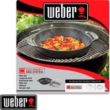 Weber Gourmet BBQ System Wok-Set 8856 mit Dünsteinsatz anthrazit