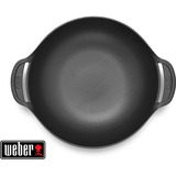 Weber Gourmet BBQ System Wok-Set 8856 mit Dünsteinsatz anthrazit