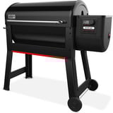 Weber Smoque XL Holzpelletsmoker schwarz, 2 Temperaturfühler, App-Steuerung