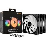 be quiet! Light Wings LX 140mm PWM high-speed Triple Pack, Gehäuselüfter schwarz, 3er-Pack, 140 mm