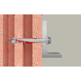fischer Langschaftdübel DuoXpand 10x100 FUS  hellgrau/rot, 10 Stück