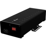 i-tec USB-C/USB-A Metal Charging+Data HUB,15W,20x USB-C,360W, USB-Hub schwarz