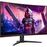 AOC C32G2AE/BK, Gaming-Monitor 80 cm(32 Zoll), schwarz/rot, AMD Free-Sync, FullHD, Curved, 165Hz Panel