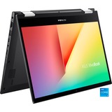 ASUS VivoBook Flip 14 (TP470EA-EC091R), Notebook schwarz, Windows 10 Pro 64-Bit