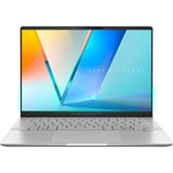 ASUS Vivobook S14 (M5406UA-PP003W), Notebook silber, AMD Ryzen 7 8845HS, AMD Radeon 780M, 16 GB LPDDR5X, 1 TB (1 TB SSD), Windows 11 Home