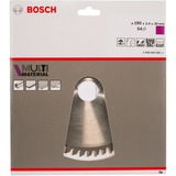 Bosch Kreissägeblatt Multi Material, Ø 190mm, 54Z Bohrung 30mm, für Handkreissägen