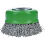 Bosch Professional X-LOCK Topfbürste Clean for Inox, Ø 75mm, gewellt 0,3mm Edelstahldraht, für X-LOCK Winkelschleifer