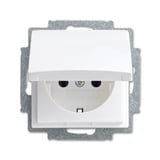 Busch-Jaeger Schutzkontaktsteckdose Einsatz 20 EUKR-914 weiß, Retail