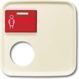 Busch-Jaeger Zentralscheibe, Rahmen weiß, Retail