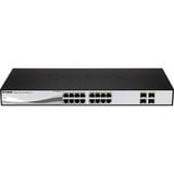 D-Link DGS-1210-16/E, Switch silber/schwarz, 4 Gigabit-Combo-Ports