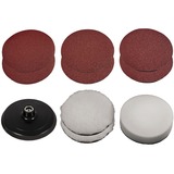 EINHELL Teller-/ Polier-/ Schleifblatt-Set, 150mm, Schleif- / Poliermittel für Polier- und Schleifmaschinen