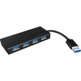 ICY BOX IB-AC6104 USB 3.0 Hub, USB-Hub schwarz