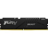 Kingston FURY DIMM 16 GB DDR5-5600, Arbeitsspeicher schwarz, KF556C40BB-16, FURY Beast, XMP