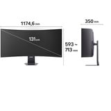 LG UltraGear evo G9 52G930B-B, Gaming-Monitor 131 cm (52 Zoll), schwarz, WUHD, VA, Curved, Free-Sync Premium, 240Hz Panel