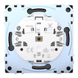 Merten Schutzkontaktsteckdose mit Steckklemmen nickel, Retail