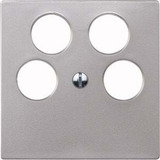 Merten Zentralplatte aluminium, Retail