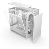 NZXT H5 Flow ( 2024 ) , Tower-Gehäuse weiß, Tempered Glass