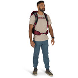 Osprey Hikelite 28 , Rucksack weinrot/schwarz, 26 Liter, Größe S/M