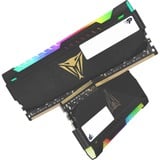 Patriot DIMM 64 GB DDR4-3600 (2x 32 GB) Dual-Kit, Arbeitsspeicher schwarz, PVSR464G360C0K, Viper Steel RGB, INTEL XMP