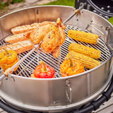 RÖSLE Kugelgrill No.1 F60 AIR PRO VARIO+, Holzkohlegrill schwarz (matt), Ø 60 cm