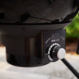 RÖSLE Kugelgrill No.1 F60 AIR PRO VARIO+, Holzkohlegrill schwarz (matt), Ø 60 cm