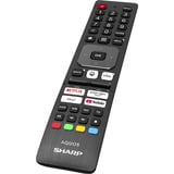 SHARP 43HM5745E, QLED-Fernseher 108 cm (43 Zoll), schwarz, UltraHD/4K, Triple Tuner