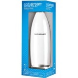 SodaStream PET-Flasche Fuse 1 Liter, mit Edelstahl, Trinkflasche transparent/edelstahl