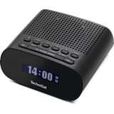 TechniSat Uhrenradio 50, Radiowecker schwarz, Retail