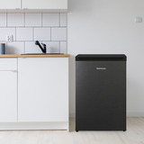 Telefunken C-135-100-DI, Vollraumkühlschrank schwarz/edelstahl (dunkel)