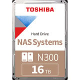 Toshiba N300 16 TB , Festplatte SATA 6 Gb/s, 3,5", Bulk