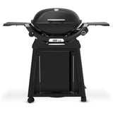Weber Gasgrill Q 2200N mit Premium-Rollwagen schwarz, 4,10 kW, mit Seitentischen